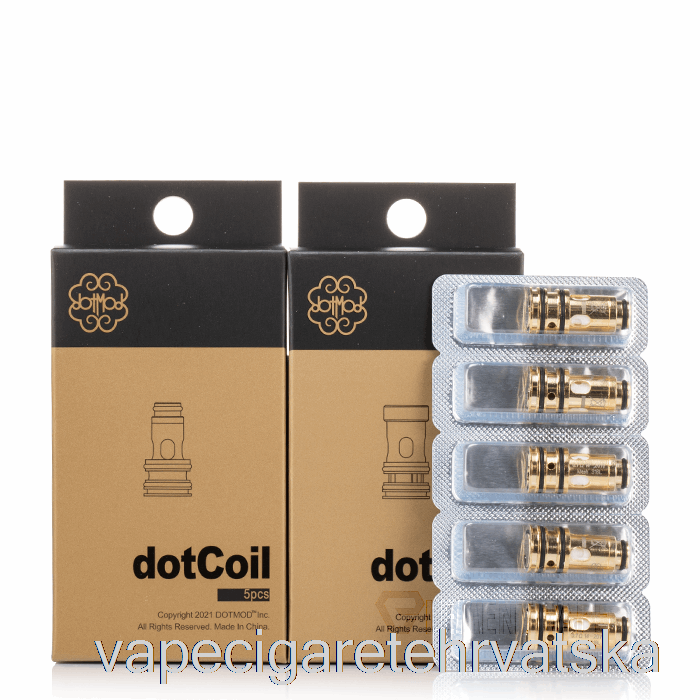 Vape Cigarete Dotmod Dotcoils 0.9ohm Dotaio V2 Zavojnice (ravna Baza)